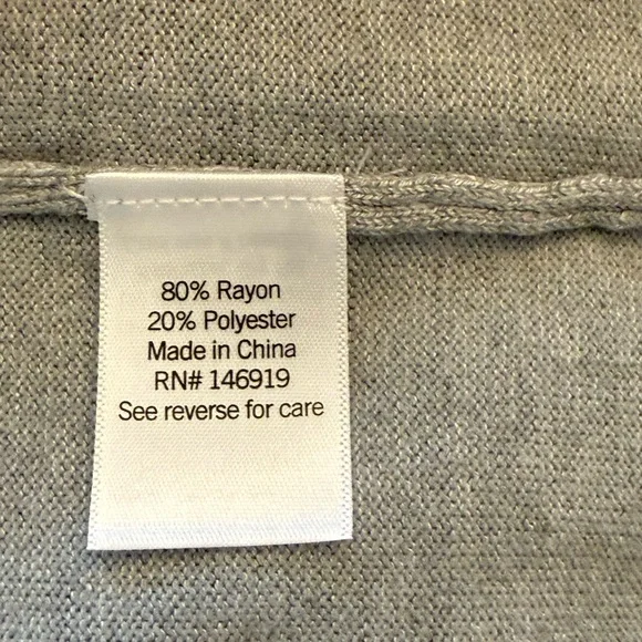 NWT Women's Nine West Essential Cardigan Light Grey size large - Picture 8 of 9